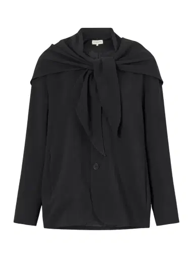 Kallmeyer Jamie Tie-detailed Cady Blazer | Thumbnail 1 Kallmeyer Jamie Tie-detailed Cady Blazer | Thumbnail 1