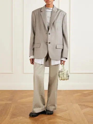 Acne Studios Julago Mels Pinstriped Wool Blazer | Thumbnail 2 Acne Studios Julago Mels Pinstriped Wool Blazer | Thumbnail 2