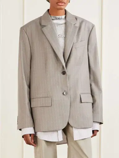 Acne Studios Julago Mels Pinstriped Wool Blazer | Thumbnail 3 Acne Studios Julago Mels Pinstriped Wool Blazer | Thumbnail 3