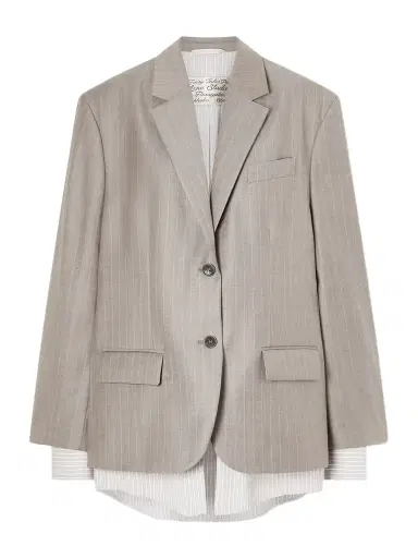 Acne Studios Julago Mels Pinstriped Wool Blazer | Thumbnail 1 Acne Studios Julago Mels Pinstriped Wool Blazer | Thumbnail 1