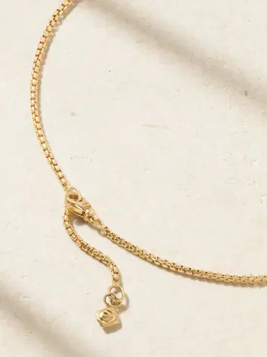 David Yurman Hollow Box Chain 18-karat Gold Necklace | Thumbnail 3 David Yurman Hollow Box Chain 18-karat Gold Necklace | Thumbnail 3