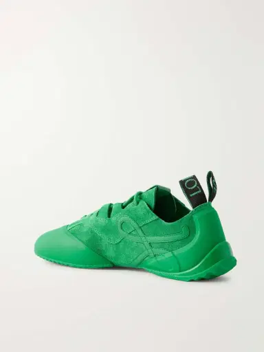 Loewe Grip Tpu And Leather-trimmed Suede Sneakers | Thumbnail 3 Loewe Grip Tpu And Leather-trimmed Suede Sneakers | Thumbnail 3