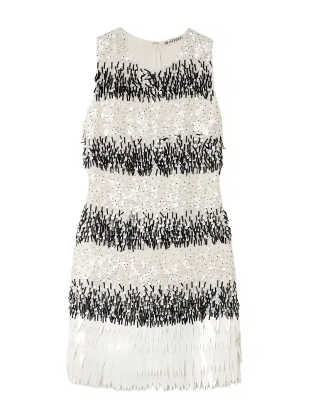 Embellished Chiffon Mini Dress