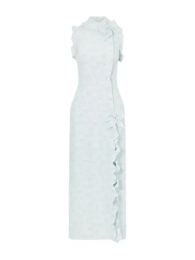 Printed Silk Midi Dress