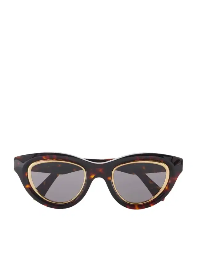 Anagram Cat-eye Tortoiseshell Acetate And Gold-tone Sunglasses