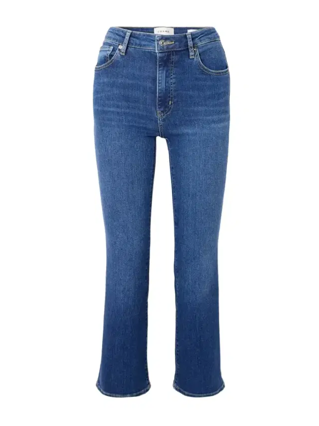 Reboot Crop Stretch High-rise Bootcut Jeans