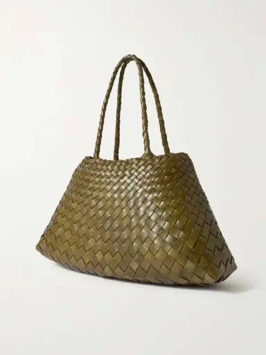 Dragon Diffusion Santa Croce Big Woven Leather Tote | Thumbnail 3