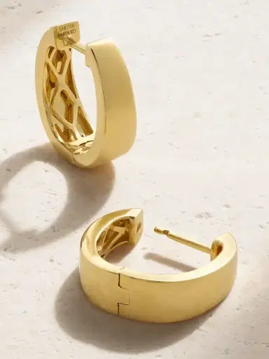 Anita Ko Small Meryl 18-karat Gold Hoop Earrings | Thumbnail 3 Anita Ko Small Meryl 18-karat Gold Hoop Earrings | Thumbnail 3