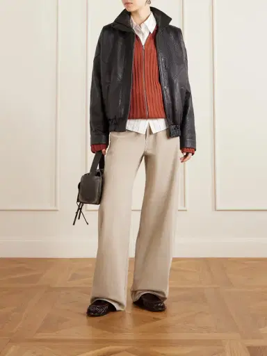 Acne Studios Textured-leather Jacket | Thumbnail 2