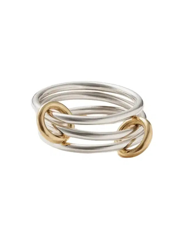 Spinelli Kilcollin Solarium Set Of Three Sterling Silver And 18-karat Gold Rings