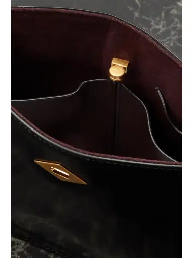 Métier Stowaway Glossed-leather Shoulder Bag | Thumbnail 5