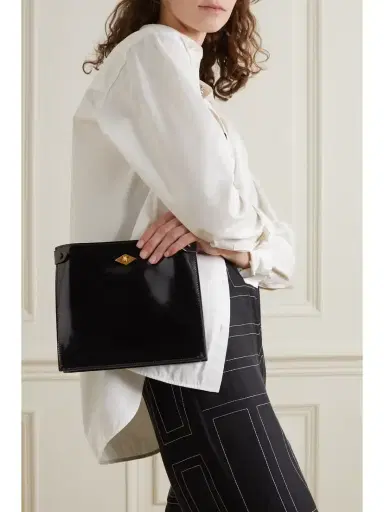 Métier Stowaway Glossed-leather Shoulder Bag | Thumbnail 6