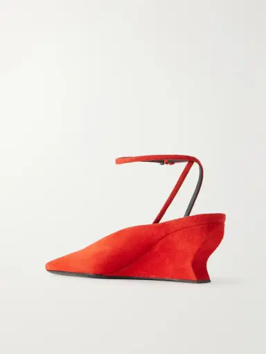 Alaïa 60 Suede Wedge Pumps | Thumbnail 3