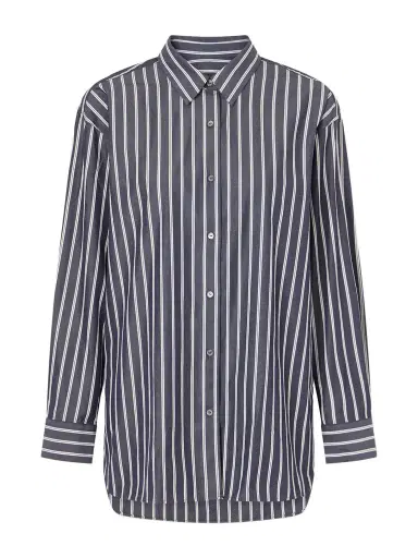 Nili Lotan Yorke Striped Cotton Shirt | Thumbnail 1