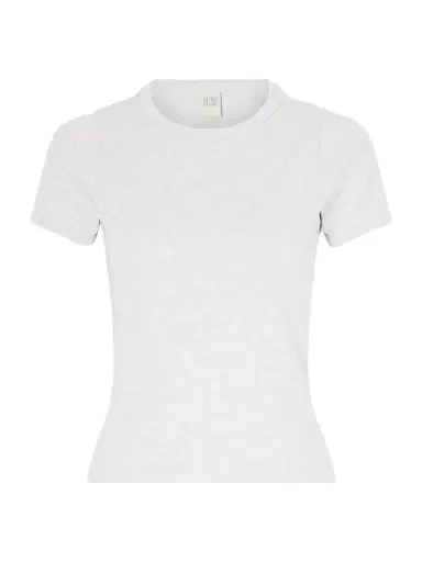 FLORE FLORE Car Ribbed Organic Cotton-jersey T-shirt | Thumbnail 1 FLORE FLORE Car Ribbed Organic Cotton-jersey T-shirt | Thumbnail 1