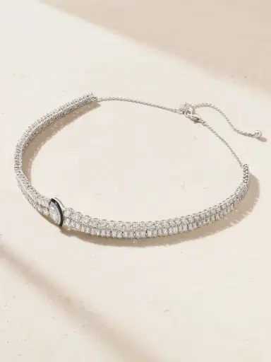 Kamyen 18-karat White Gold, Diamond And Enamel Necklace | Thumbnail 4 Kamyen 18-karat White Gold, Diamond And Enamel Necklace | Thumbnail 4