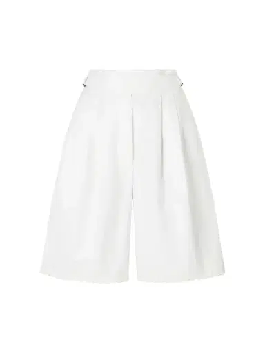 BODE Closerie Belted Scalloped Embroidered Cotton-poplin Shorts | Thumbnail 1 BODE Closerie Belted Scalloped Embroidered Cotton-poplin Shorts | Thumbnail 1
