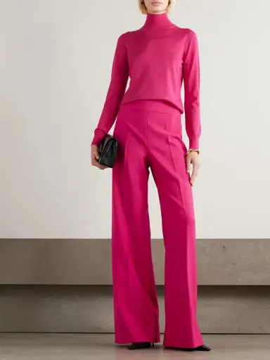 Carolina Herrera Diane Wool-blend Wide-leg Pants | Thumbnail 2 Carolina Herrera Diane Wool-blend Wide-leg Pants | Thumbnail 2