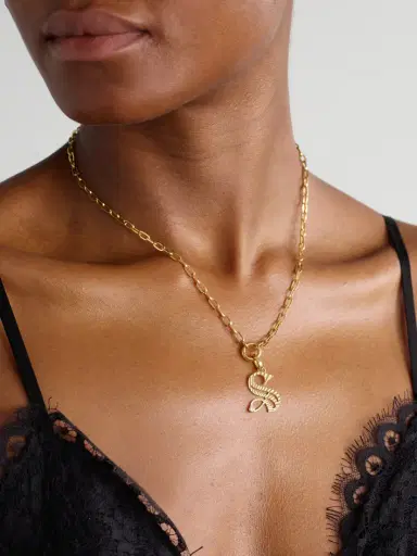 Foundrae Initials & Numbers Medium 18-karat Gold Diamond Pendant | Thumbnail 2 Foundrae Initials & Numbers Medium 18-karat Gold Diamond Pendant | Thumbnail 2
