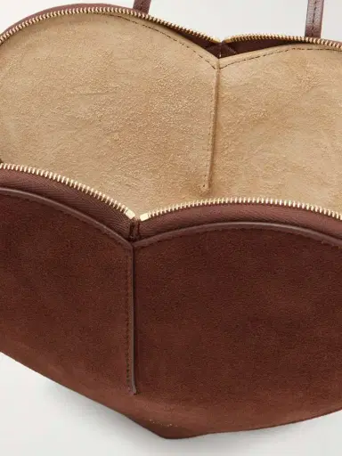 Alaïa Le Coeur Suede And Leather Shoulder Bag | Thumbnail 5