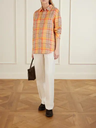 God’s True Cashmere Twilight Checked Linen Shirt | Thumbnail 2 God’s True Cashmere Twilight Checked Linen Shirt | Thumbnail 2