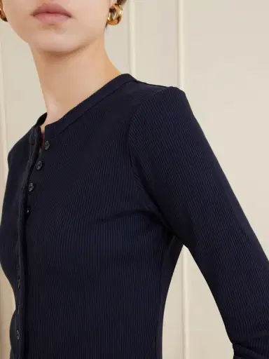 Citizens of Humanity Kari Ribbed Stretch-jersey Cardigan | Thumbnail 5 Citizens of Humanity Kari Ribbed Stretch-jersey Cardigan | Thumbnail 5