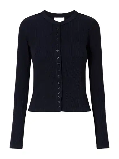 Citizens of Humanity Kari Ribbed Stretch-jersey Cardigan | Thumbnail 1 Citizens of Humanity Kari Ribbed Stretch-jersey Cardigan | Thumbnail 1