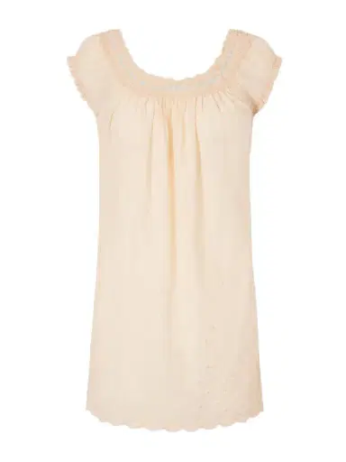 DÔEN Lelia Embroidered Organic Cotton-voile Nightdress | Thumbnail 1 DÔEN Lelia Embroidered Organic Cotton-voile Nightdress | Thumbnail 1