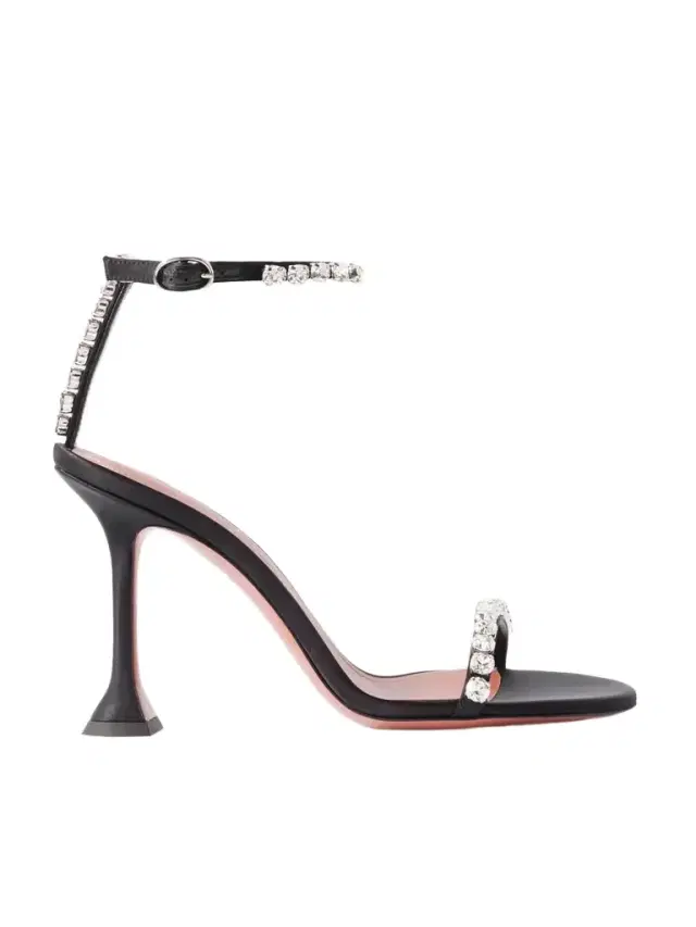 Gigi Crystal-embellished Satin Sandals