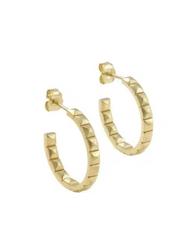Jennifer Meyer Small Square 18-karat Gold Hoop Earrings | Thumbnail 1
