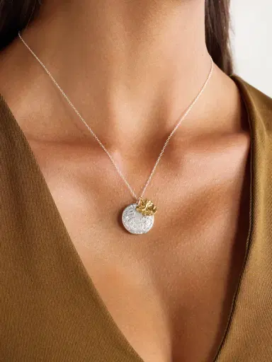 Alighieri The Collisione Recycled Silver And Gold-plated Necklace | Thumbnail 2 Alighieri The Collisione Recycled Silver And Gold-plated Necklace | Thumbnail 2