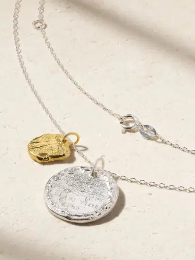 Alighieri The Collisione Recycled Silver And Gold-plated Necklace | Thumbnail 3 Alighieri The Collisione Recycled Silver And Gold-plated Necklace | Thumbnail 3