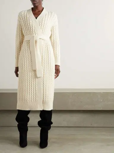 Alaïa Oversized Wool Cardigan | Thumbnail 3 Alaïa Oversized Wool Cardigan | Thumbnail 3