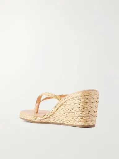 Ancient Greek Sandals Etheria Woven Raffia Wedge | Thumbnail 3 Ancient Greek Sandals Etheria Woven Raffia Wedge | Thumbnail 3