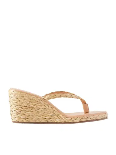 Ancient Greek Sandals Etheria Woven Raffia Wedge | Thumbnail 1 Ancient Greek Sandals Etheria Woven Raffia Wedge | Thumbnail 1