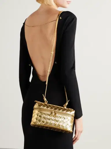 Bottega Veneta Bang Bang Intrecciato Metallic Leather Tote | Thumbnail 2 Bottega Veneta Bang Bang Intrecciato Metallic Leather Tote | Thumbnail 2
