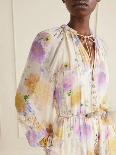 Zimmermann Luna Ruffled Playsuit | Thumbnail 4 Zimmermann Luna Ruffled Playsuit | Thumbnail 4