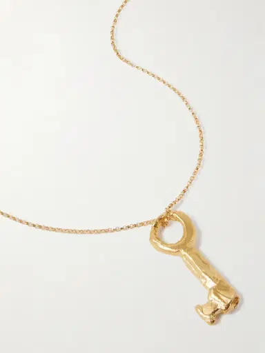 Alighieri The Key Of The Night Gold-plated Necklace | Thumbnail 4