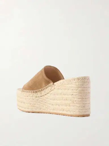 Gianvito Rossi 60 Suede Platform Espadrille Sandals | Thumbnail 3 Gianvito Rossi 60 Suede Platform Espadrille Sandals | Thumbnail 3