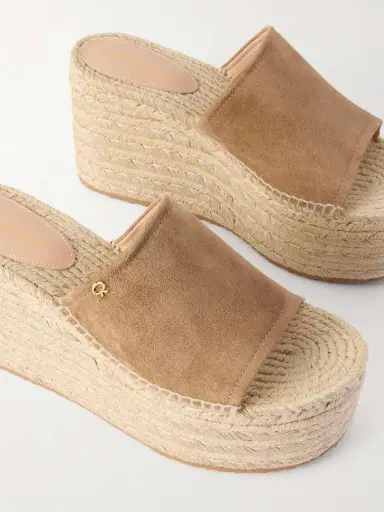 Gianvito Rossi 60 Suede Platform Espadrille Sandals | Thumbnail 5 Gianvito Rossi 60 Suede Platform Espadrille Sandals | Thumbnail 5