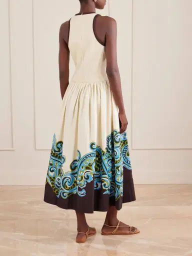 ALÉMAIS Natalia Tank Organic Cotton-poplin Midi Dress | Thumbnail 3 ALÉMAIS Natalia Tank Organic Cotton-poplin Midi Dress | Thumbnail 3