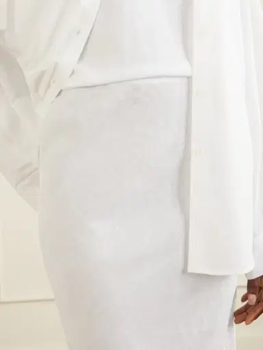 James Perse Linen-canvas Midi Skirt | Thumbnail 5 James Perse Linen-canvas Midi Skirt | Thumbnail 5