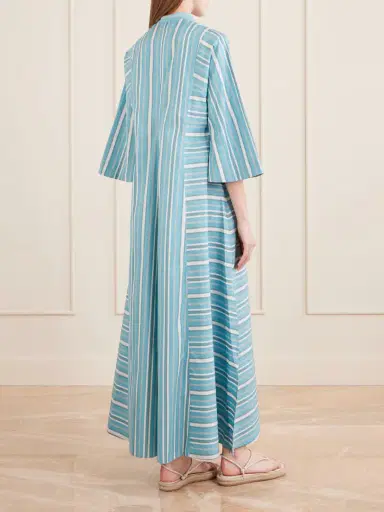 Thierry Colson Rachel Striped Cotton-poplin Kaftan | Thumbnail 3 Thierry Colson Rachel Striped Cotton-poplin Kaftan | Thumbnail 3