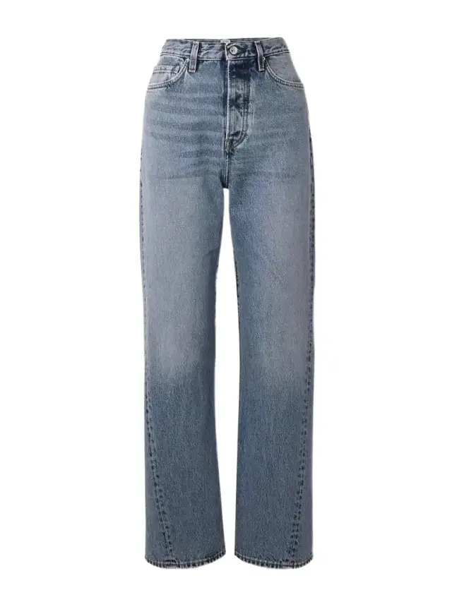 Twisted Seam High-rise Straight-leg Jeans