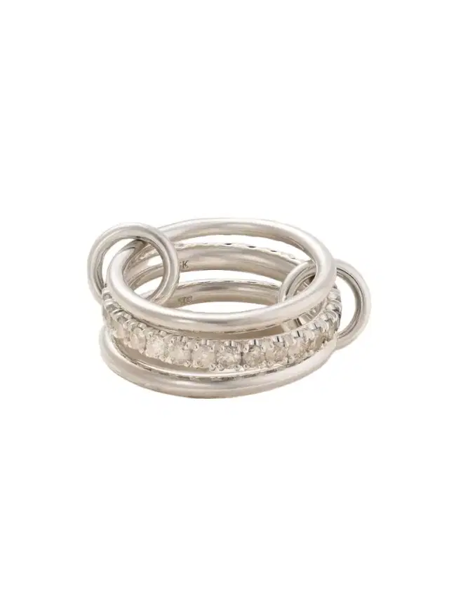 Spinelli Kilcollin Petunia Sterling Silver Diamond Ring