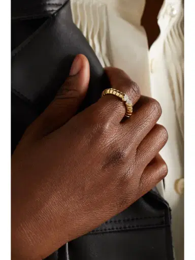 Marina B Trisolina 18-karat Gold, Silver And Diamond Ring | Thumbnail 2 Marina B Trisolina 18-karat Gold, Silver And Diamond Ring | Thumbnail 2