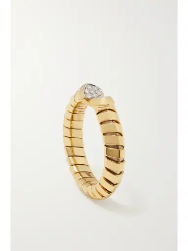 Marina B Trisolina 18-karat Gold, Silver And Diamond Ring | Thumbnail 5 Marina B Trisolina 18-karat Gold, Silver And Diamond Ring | Thumbnail 5