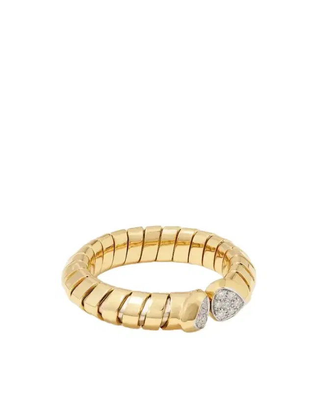 Marina B Trisolina 18-karat Gold, Silver And Diamond Ring