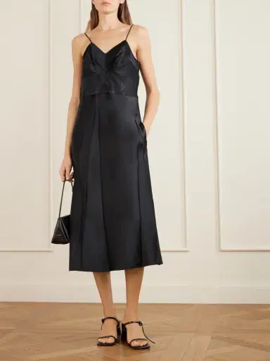 Calvin Klein Collection Fia Satin Midi Dress | Thumbnail 2 Calvin Klein Collection Fia Satin Midi Dress | Thumbnail 2