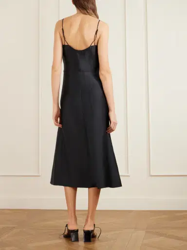 Calvin Klein Collection Fia Satin Midi Dress | Thumbnail 3 Calvin Klein Collection Fia Satin Midi Dress | Thumbnail 3